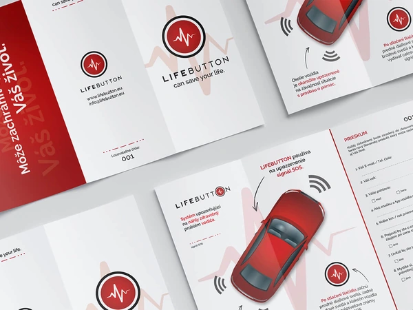 Logo and button hero application