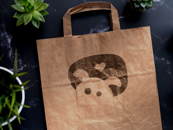 Dog2Love paper shopping bag